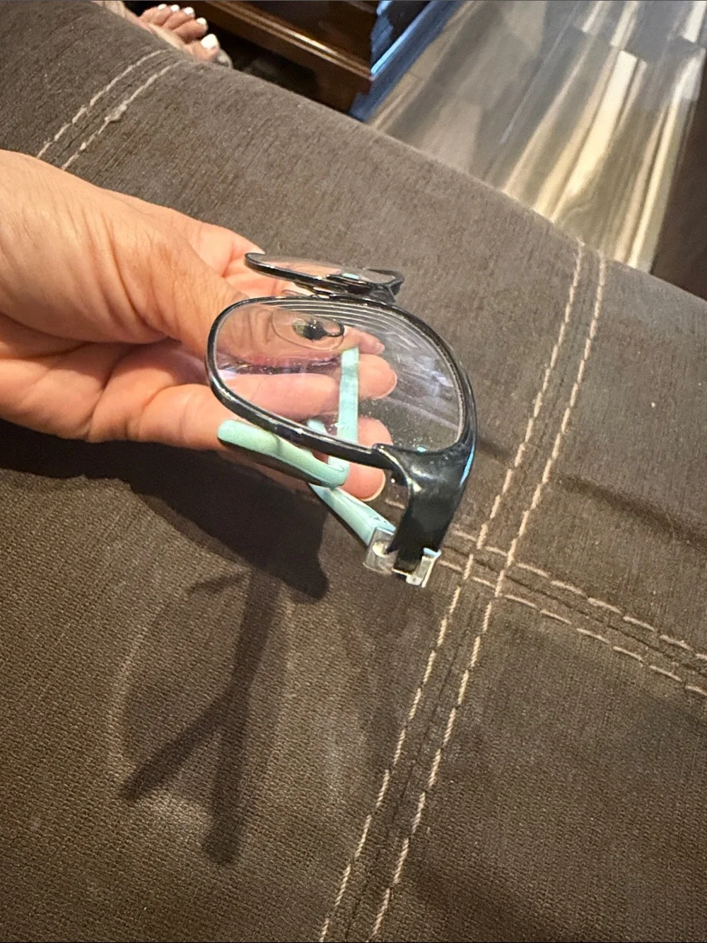 Tiffany & Co. Black Frames with Mint Green Temples Women's Glasses